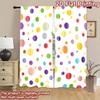 2D flat Photography Backdrop Background cloth Colorful Dots on White 100% Polyester Party & Holiday Decor Perfect for