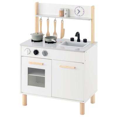 Bon Furniture Деревянная Игровая Кухня для Ролевых Игр с Образовательным Мини-Подарком для Ролевых Игр, Набор из 8 предметов, Игрушка, Кухня, Игрушка, Дети,