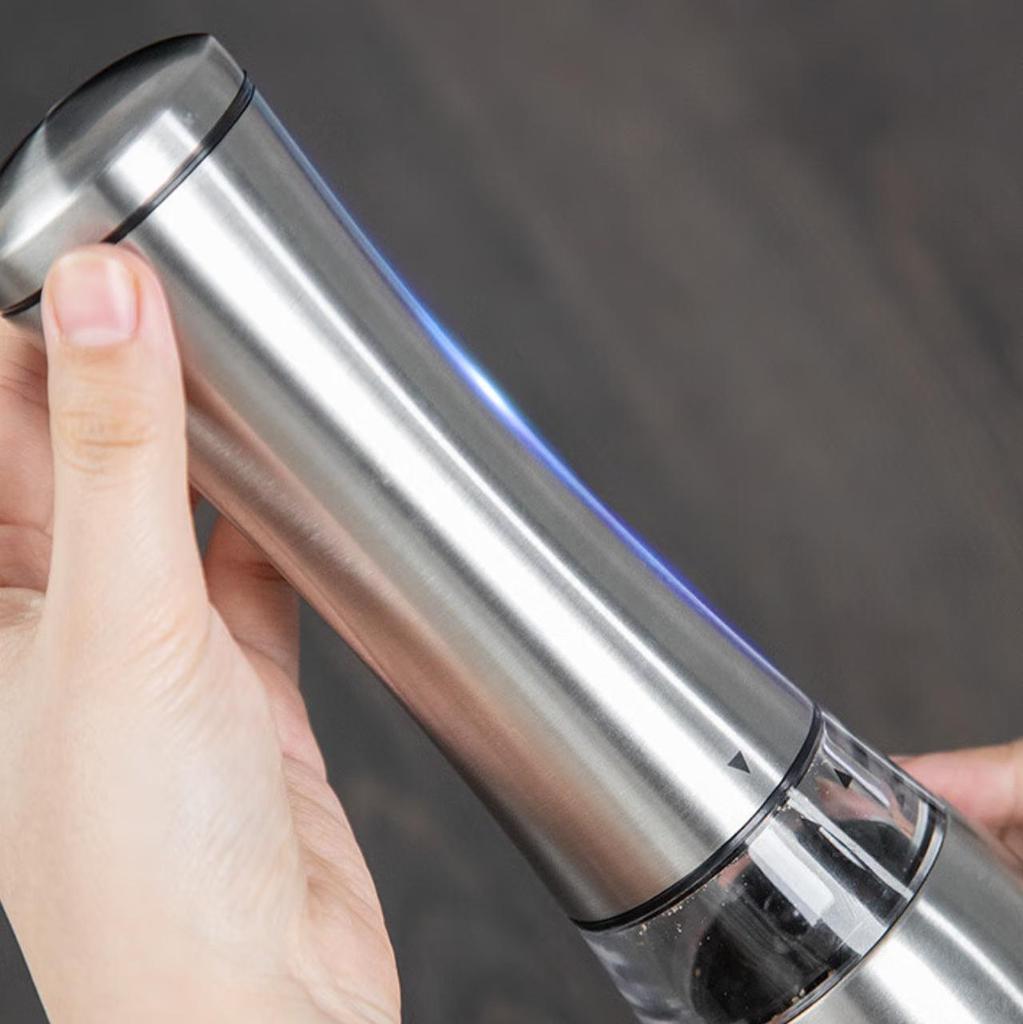 Jingmao Stainless Steel White Pepper Grinder Bottle, Salt And Black Pepper Powder, Peppercorn, Home Manual High-End Core