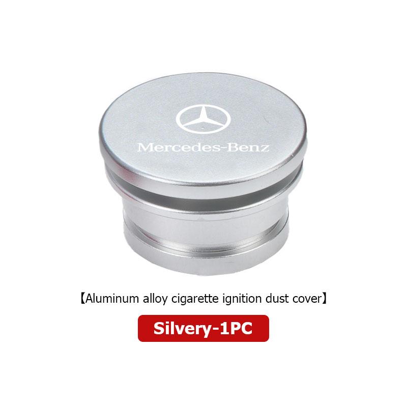 BKS2 Car Cigarette Lighter Dust Cap Aluminum Alloy Auto Accessories For Mercedes Benz AMG A C E S G Class W201 W210 W108 W204 W205