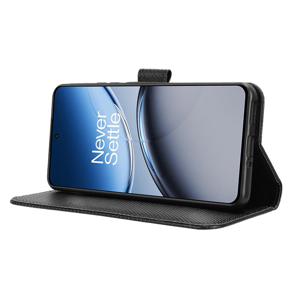 For OnePlus Nord 4 5G Phone Stand Case Diamond Texture PU Leather Cover Wallet
