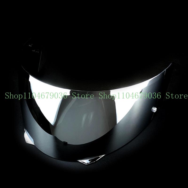 652F Professional Helmet Visor Film Anti-fog Face Shield Colorful Motorcycles Helmet Visor PC-materisl fit for HJ-33 i90