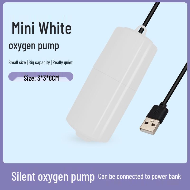 Бесшумный мини-USB кислородный насос для аквариумов и рыбалки на открытом воздухе