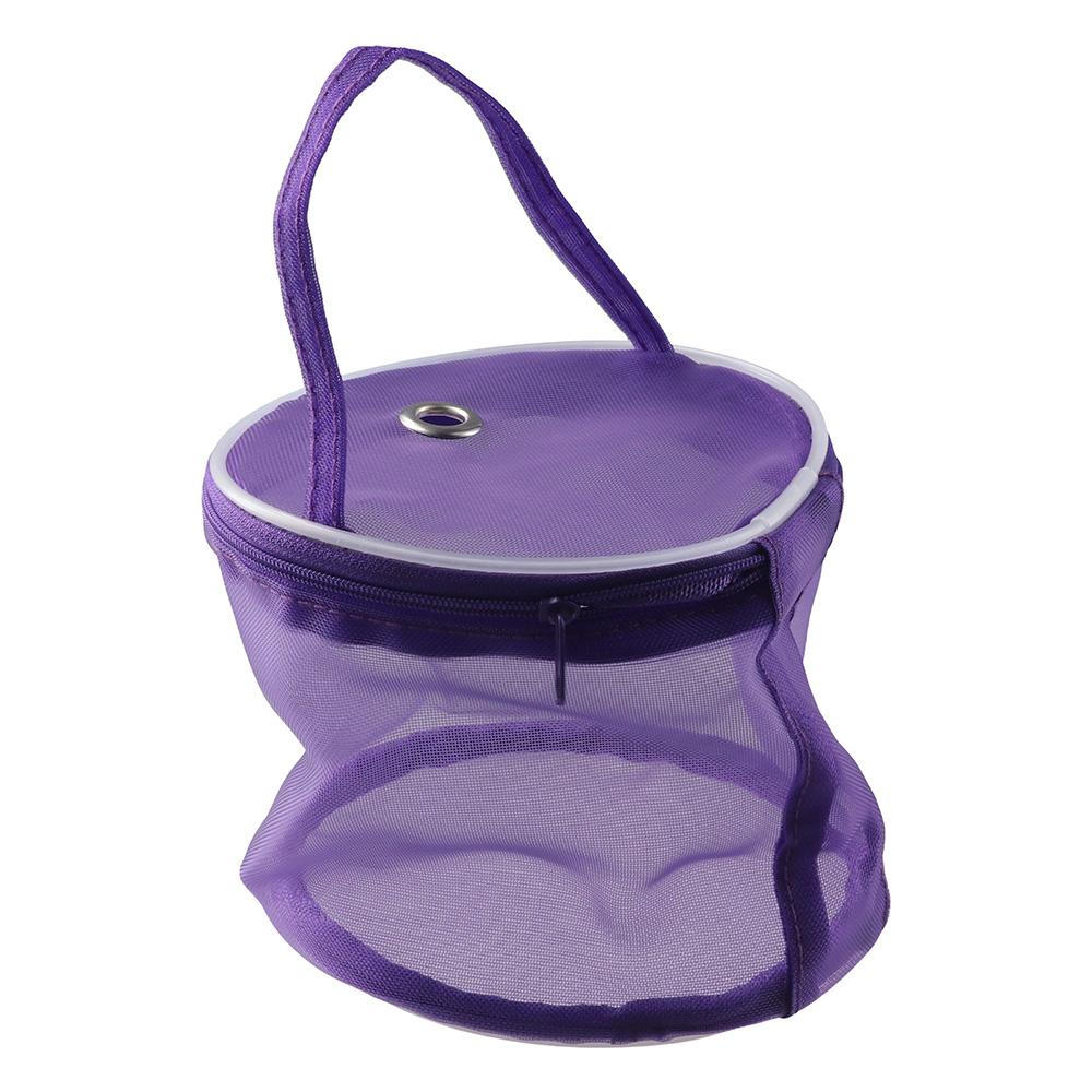 Purple Yarn Holder Nylon Knitting Bag Mesh Storage Bag Mesh Knitting Bag  DIY Craft