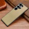 Для Samsung Galaxy S26 Ultra Чехол с шелковистой текстурой из ПУ-кожи, покрытый ПК ТПУ, Защитная задняя крышка телефона