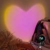 Sunset Light Love Projector Night Light Sunset Projection LED Настольная лампа Спальня Атмосфера Радужный Свет Декоративный Светильник
