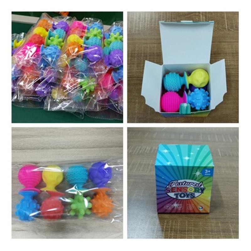 8pcs Sensory Suction Cup For Kids Textured Toy For Stress Relief And Concentrate Great For Classroom Teaching Purpose