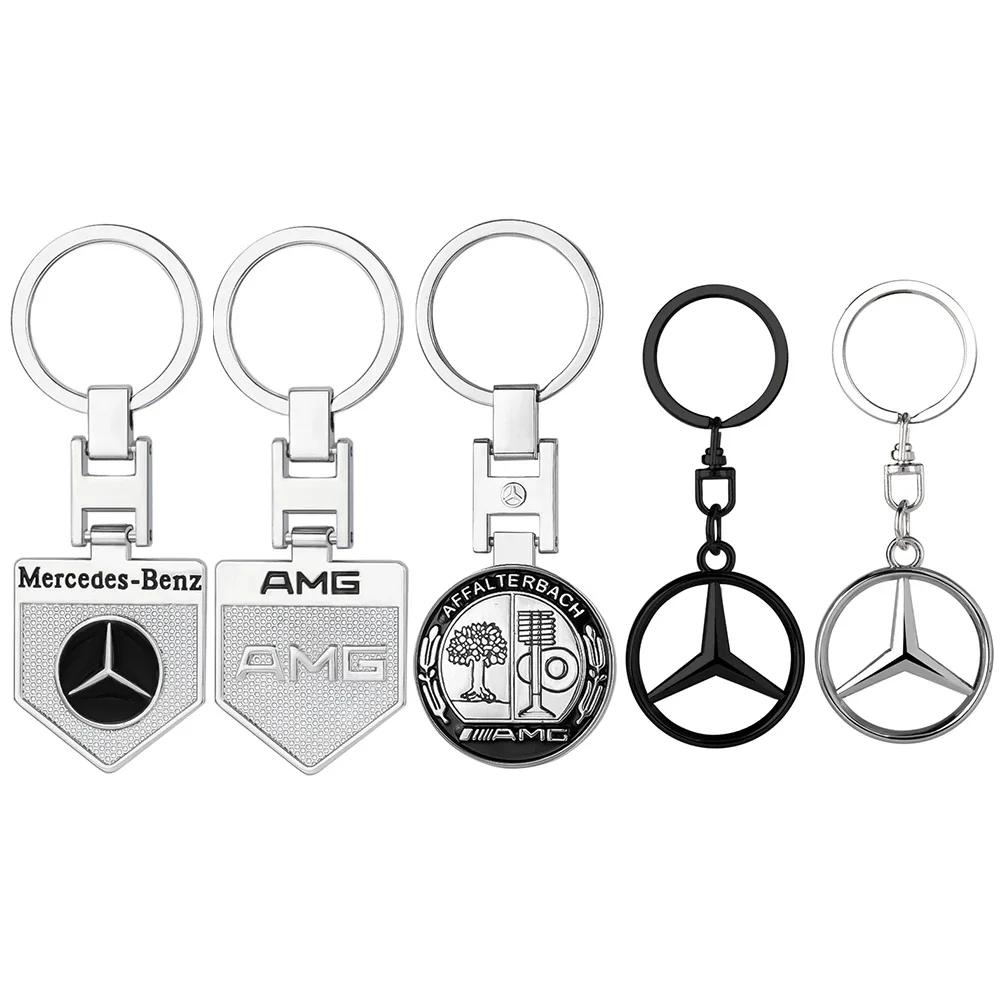 Новый металлический кулон для брелка на ключи автомобиля Mercedes Benz, держатель для брелка на ключи для Mercedes Benz AMG W108 A E C G M R S D Class W212