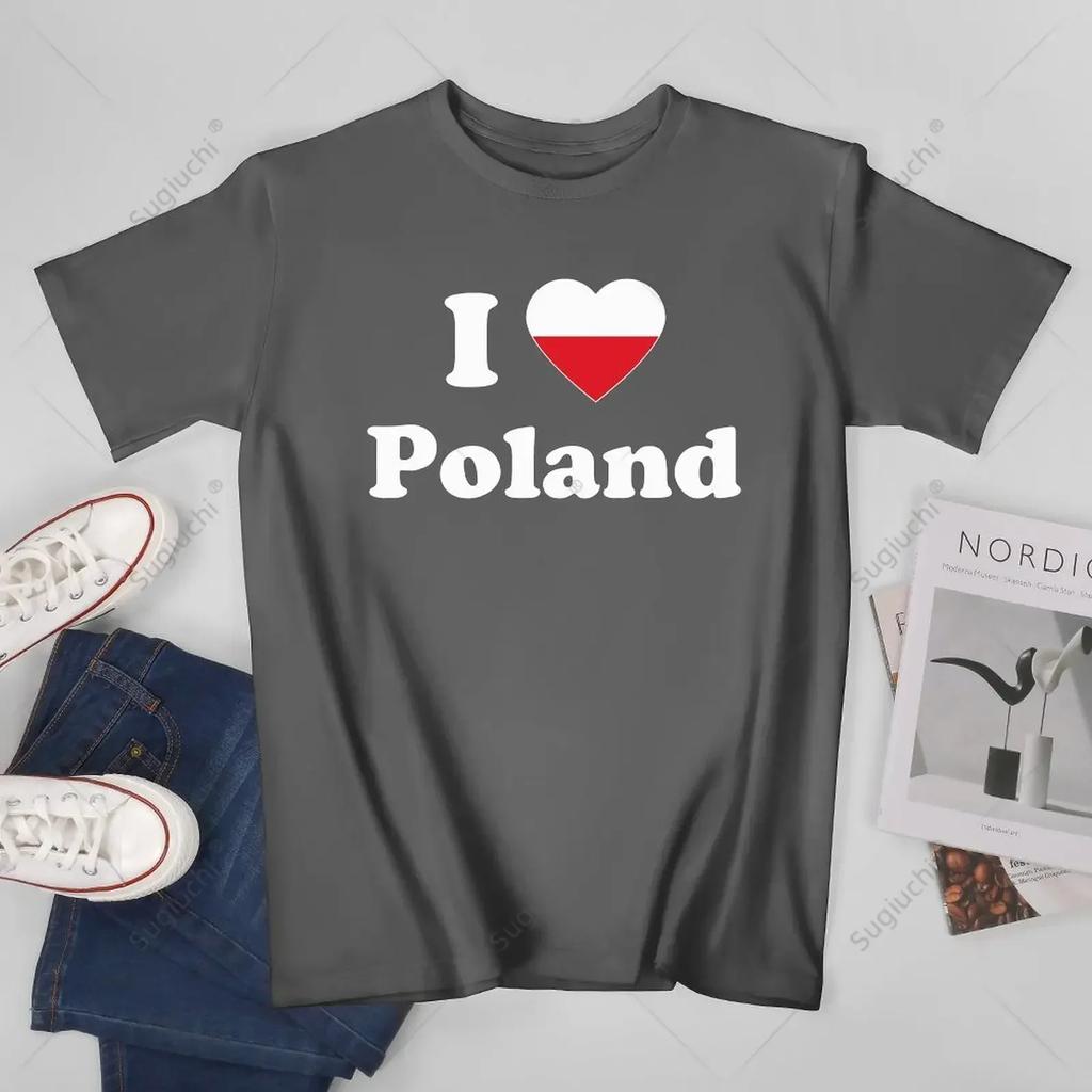 Unisex Unisex I Love Poland Polska I Heart Poland Polish Tshirt Tees T Shirts WoUnisex Boys 100 Cotton TShirt