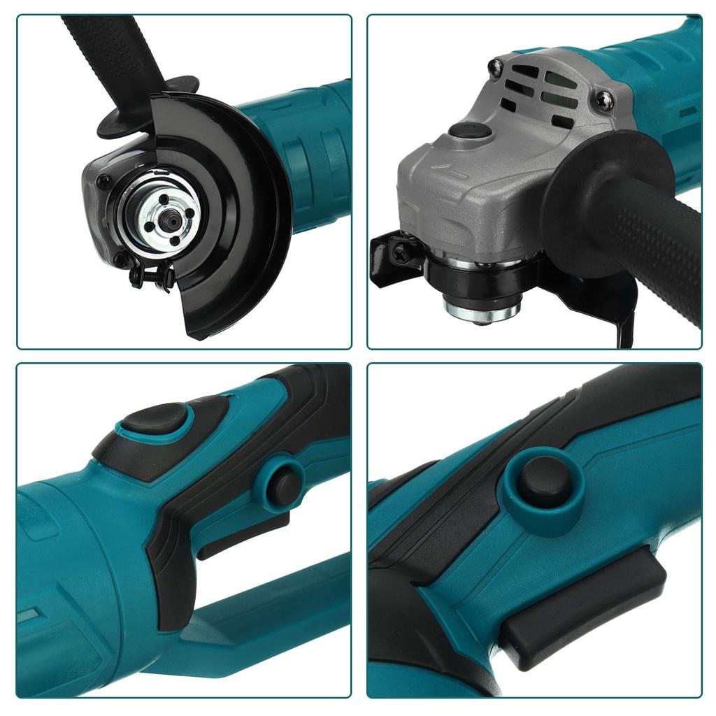 100mm Brushless Electric Angle Grinder Grinding Machine 688VF Cordless DIY Woodworking Power Tool For 25000mAh Battery 1580W