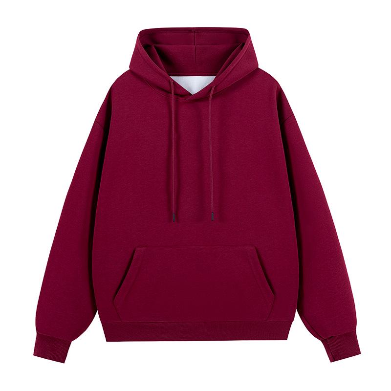 2025 Autumn Solid Color Loose Hoodie for Couples