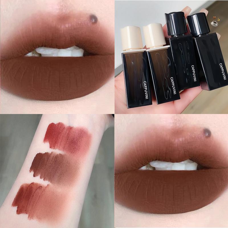 Aqua Amber Lip Glaze, бархатная матовая, стойкая, нелипкая, отбеливающая помада.