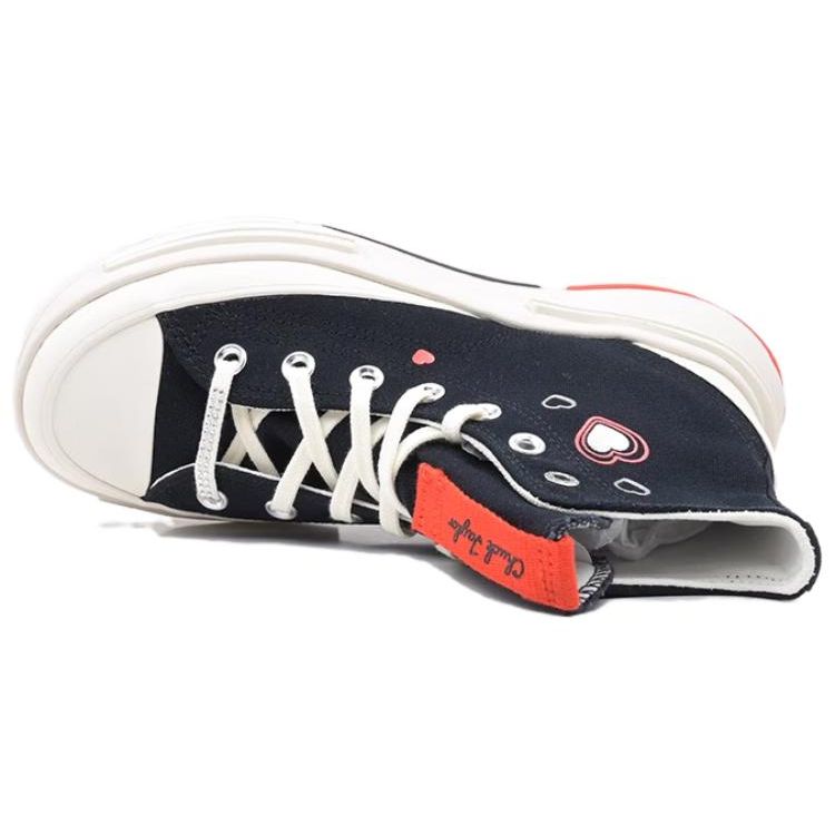 Converse Мужские кроссовки Run Star Legacy CX High Y2K Heart Black Egret Fever-Dream A09112C