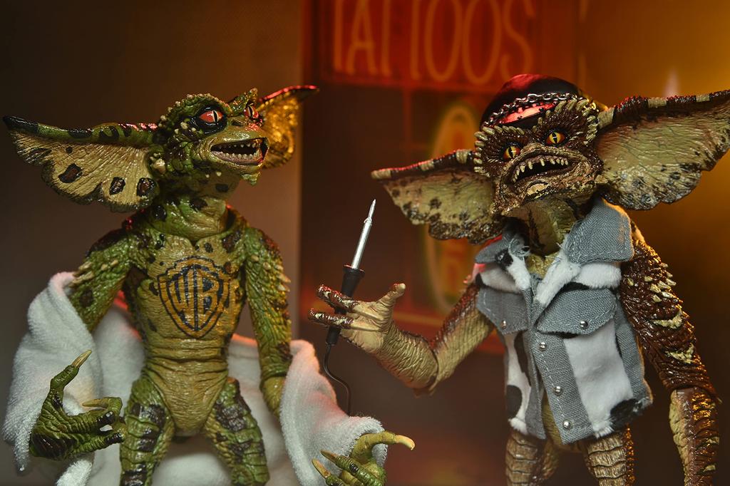 Gremlins The New Birth of a New Species Tattoo Gremlins Ultimate Action Figure 2PK Brown Medium 653412 2
