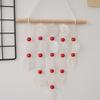 Handmade Natural Seashell Wind Chime, Retro Rope Knot & Wooden Ring, Clear Tinkling Sound, Coastal Hanging Decor for Window Guesthouse Kids Room