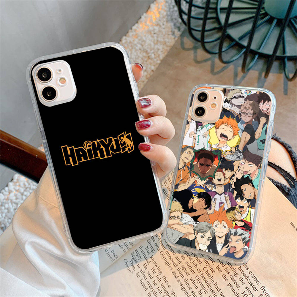 Чехол для Samsung A04 A14 A23 A34 A54 M23 M33 M52 M53 Realme 10 9 C30S C35 C55 VIVO Y02S Y21 Y51 X80 Pro Прозрачный чехол WI92 Haikyuu