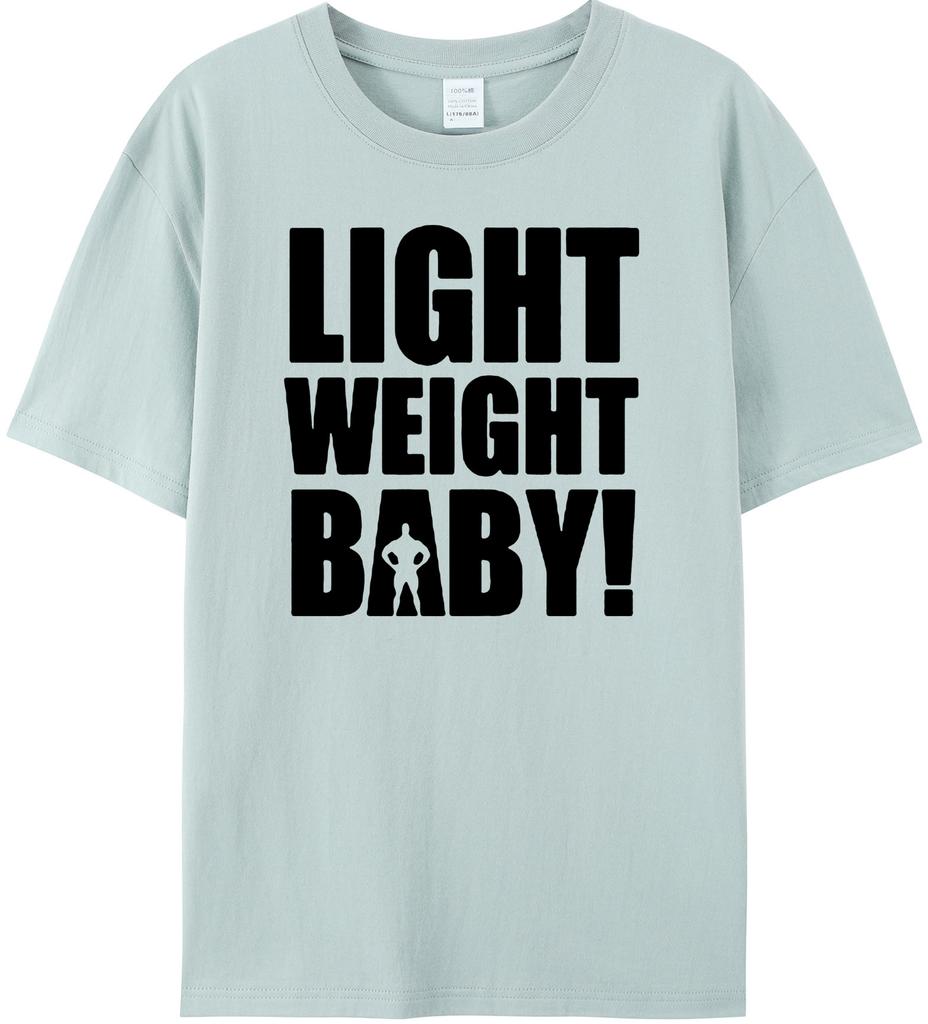 Light Weight Baby Letters Printed T Shirts Unisex Cotton Short Sleeve Unisexs TShirt Casual O Neck Fitness Tops Tees