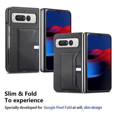 Модный кожаный чехол с защитой от пыли для Google Pixel Fold Pixelfold, противоударный держатель для карт, защитные чехлы
