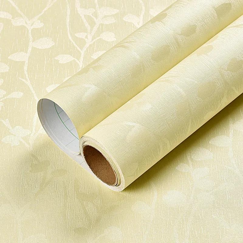 Однотонные самоклеящиеся обои Макарон Наклейка для реновации мебели и шкафов Спальня Виниловая пленка Сделай сам Гостиная Домашний декор