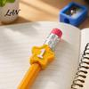 Numbered Pencil Caps for Primary School Cute Toppers, Lovely Charms, Pen Soft Elastic Pencils Toppers Decorations Supplies Classroom Rewards Silicone