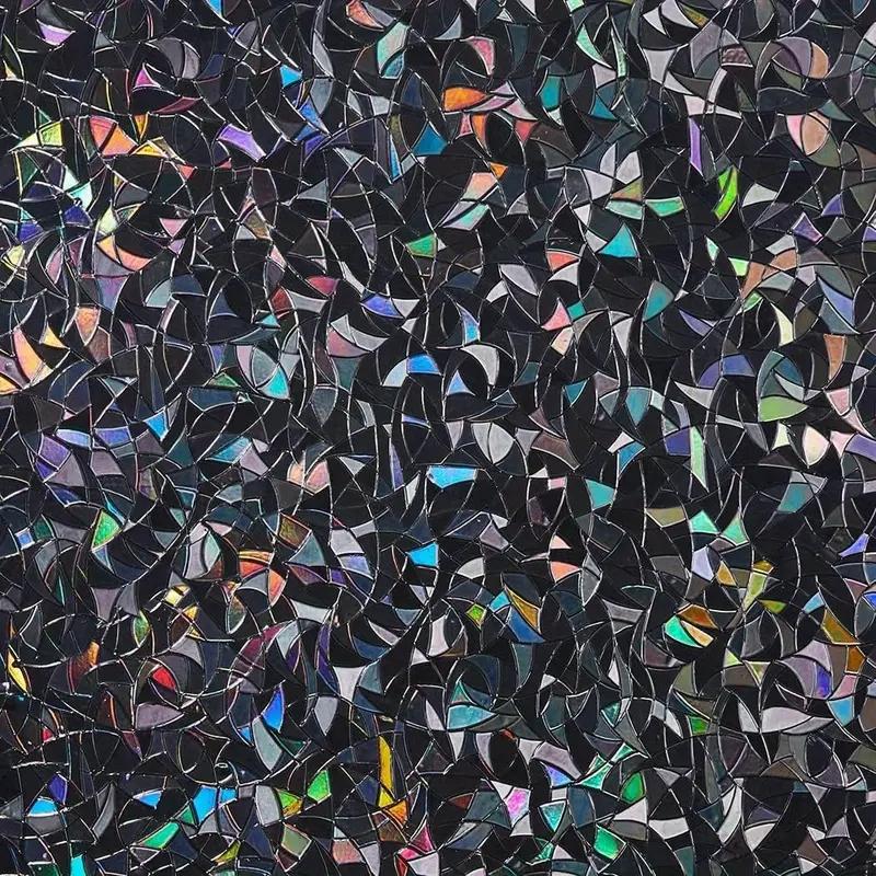 Черная наклейка на стекло 100% покрытие непрозрачная полностью покрывающая наклейка на стекло для окна защита от подглядывания конфиденциальность электростатическая матовая оконная пленка