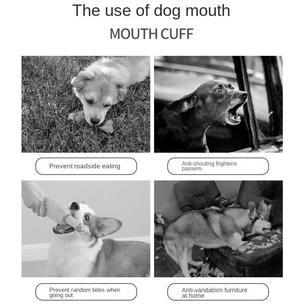 Prevent Biting Barking Dog Mouth Cover Adjustable Mouth Guard New Mesh Dog Muzzle  for Most Dog