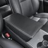 Автомобильный подлокотник, защитный чехол для модели Tesla 3 года 2022, подлокотник с центральным управлением, кожаные аксессуары, украшение