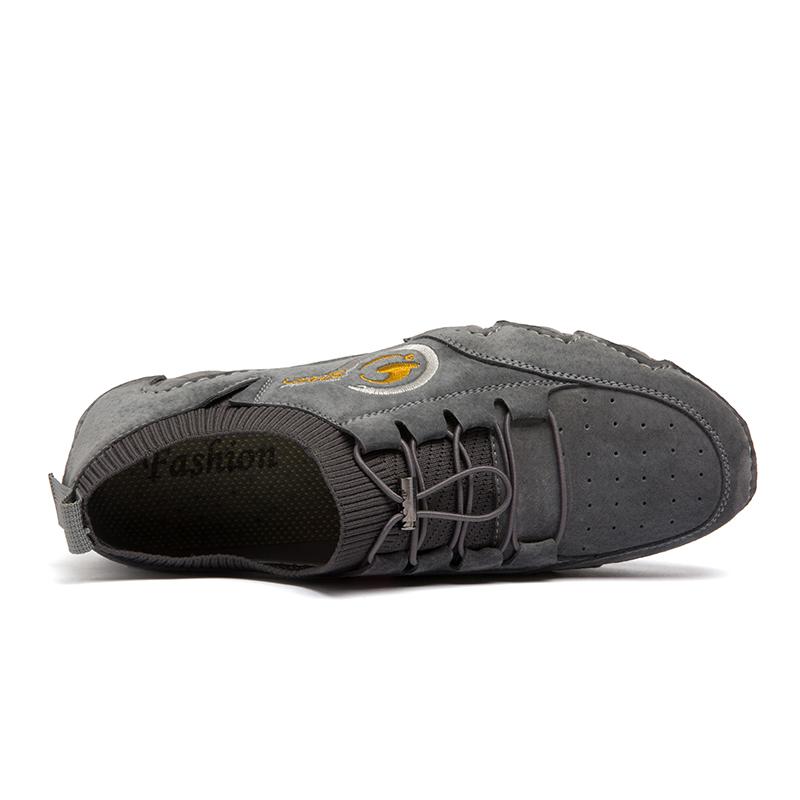 Men's New Leather Outdoor Sports Shoes Casual Shoes Business Leather Board Shoes