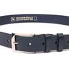 Брючный мужской кожаный ремень GRANDE PELLE Leather Belt 21450 Синий