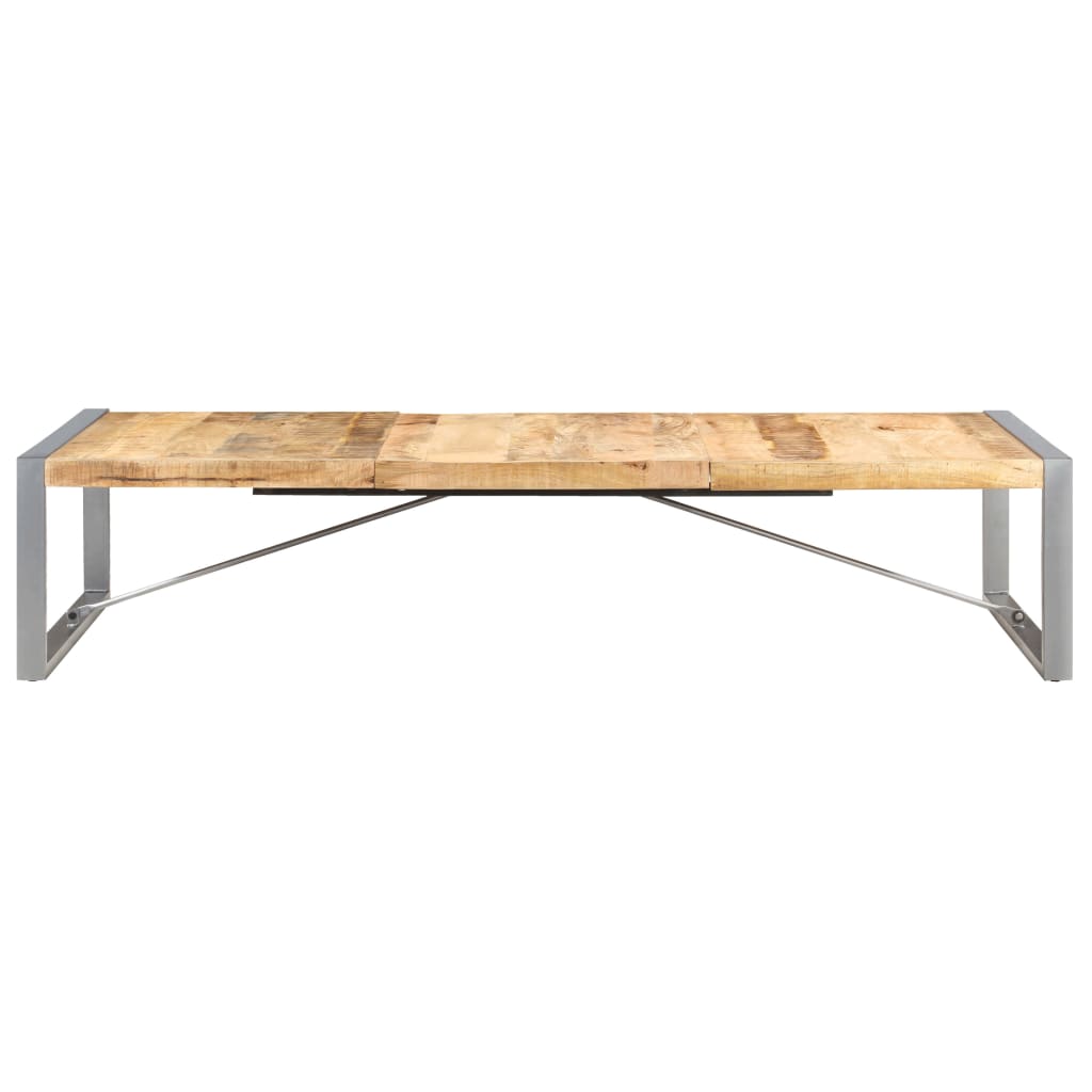 Coffee Table 180 x 90 x 40 cm Rough Mango Wood