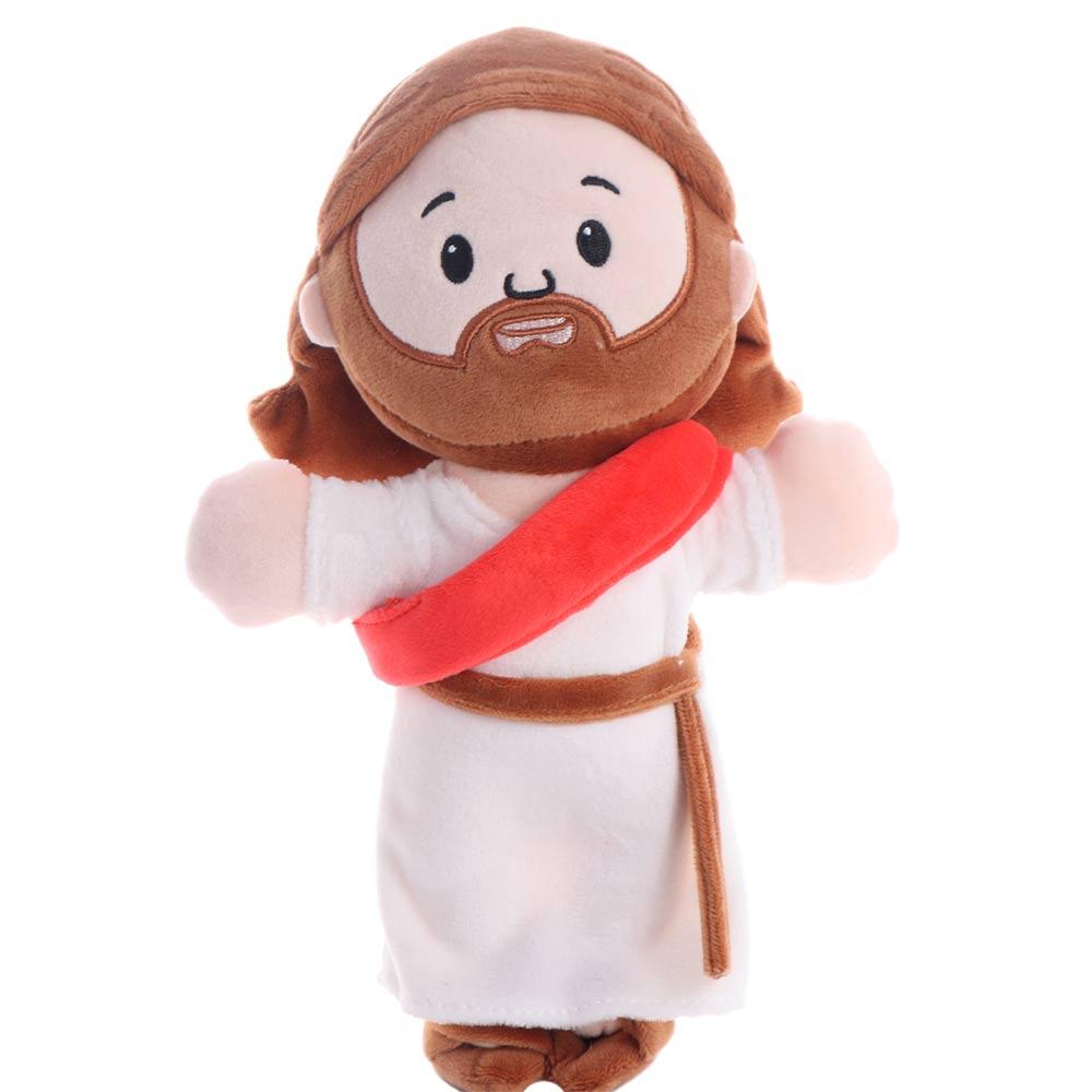 Cartoon Jesus Plush Toy 25cm Christ Religious Plushie Figure Holy Family Plush Doll Kid Girls