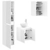 Bathroom Furniture Set 3 pcs White 33 x 34.5 x 160 cm