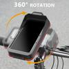 Motorcycle Cell Phone Holder Waterproof Handlebar Phone Mount Stand Adjustable Phone Mount Clip For Scooter Moped Stroller Cycle