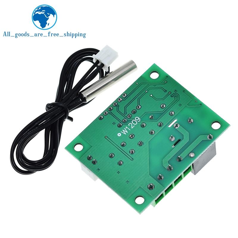 1/3PCS W1209 DC 12V Red/Blue Heat Cool Temp Thermostat Temperature Control Switch Temperature XH-W1209