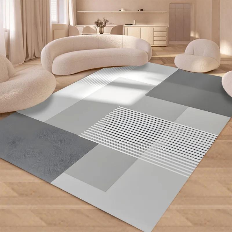 Area Rugs for Living Room Living Room for Bedroom Geometric Stripes Plaid Style Carpet Rugs for Dining Room Dorm