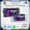 2 DIN Auto Radio Android Car Multimedia Video Player For Ford Focus Mondeo C-MAX S-MAX Galaxy II Kuga 7" HD Screen MirrorLink GPS 1+16GB