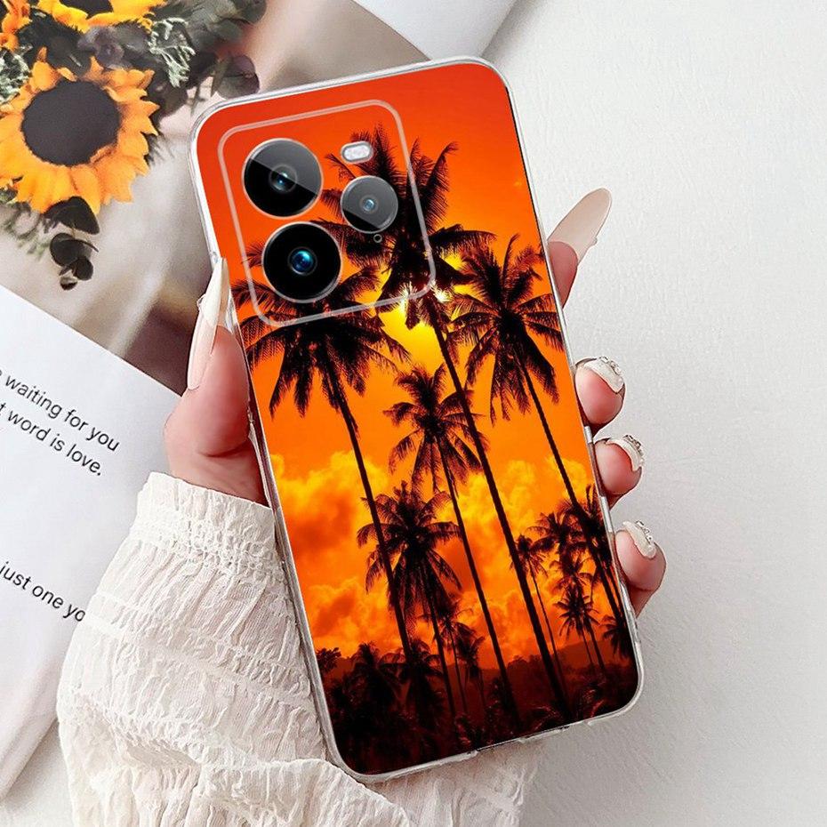 Fashion Painting Case For Realme GT 7 Pro 7T Soft Silicone TPU Phone Cases For Realme GT7 GT7T 7Pro 5G Covers Bumpers