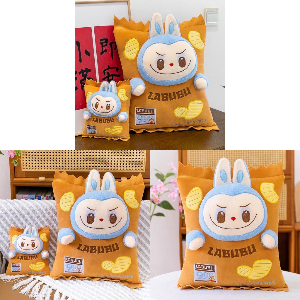 Плюшевая игрушка Labubu Чипсы Мультяшное Набивное Животное Подарок Для Девочек И Мальчиков
