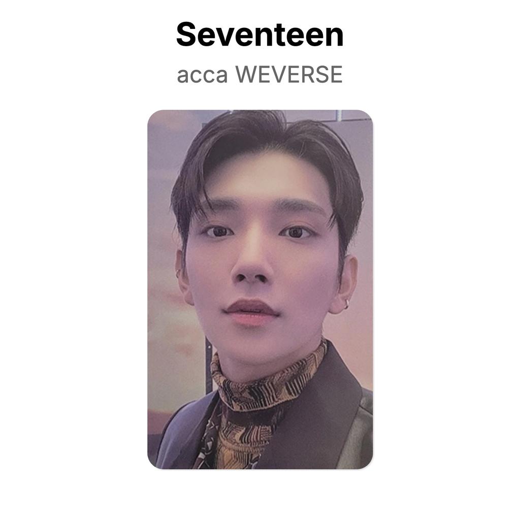 Seventeen JOSHUA acca WEVERSE Official Photocard