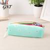 Long Compartment Pencil Case Flower Case Large Capacity PVC Pen Pouch for School Supplies Waterproof Stationery Bag Students Organizer Stain-resistant