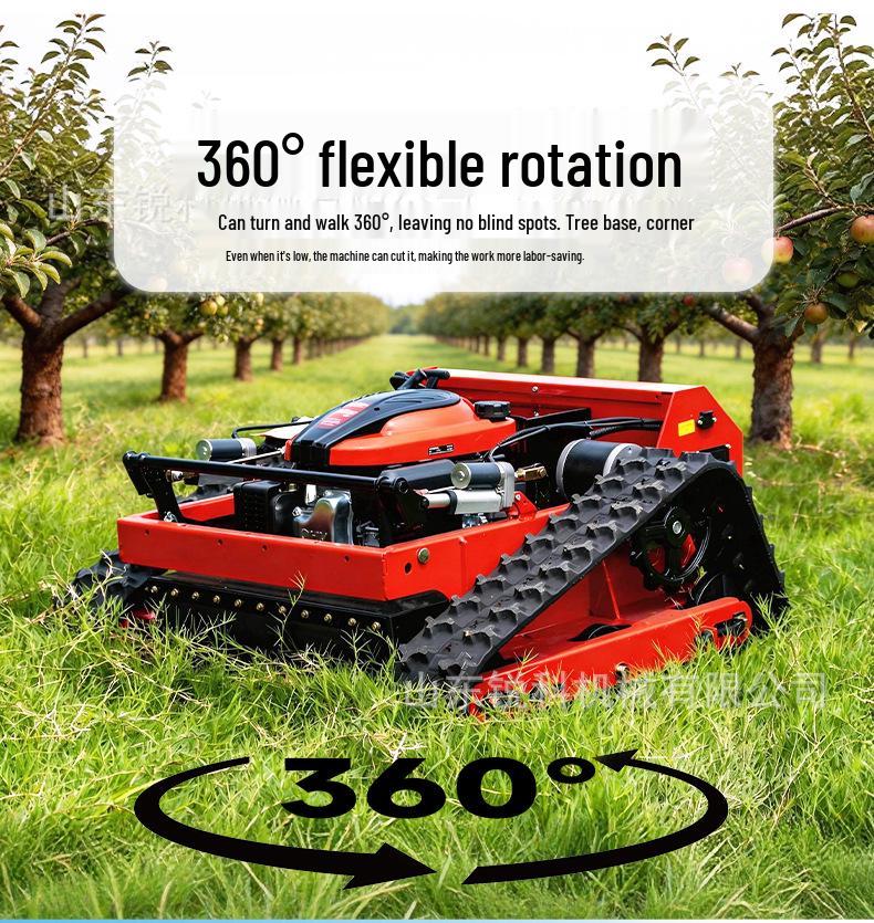 HT550B Tracked Remote Control Lawn Mower and Agricultural Mulcher