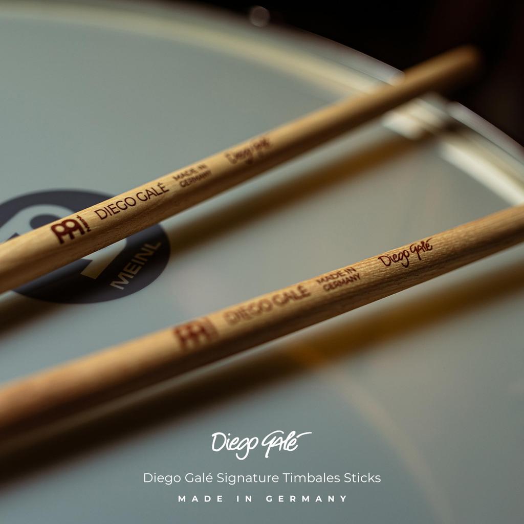 MEINL Щетки для барабанов Timbales Signature Model Diego Hickory x & Sticks, Galé SB602-3 (413 12.7мм), 3-Pack