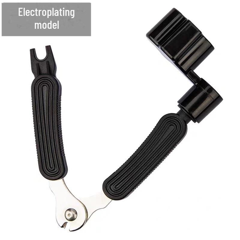 Многофункциональное устройство для намотки и обрезки струн для гитары с устройством для удаления гвоздей