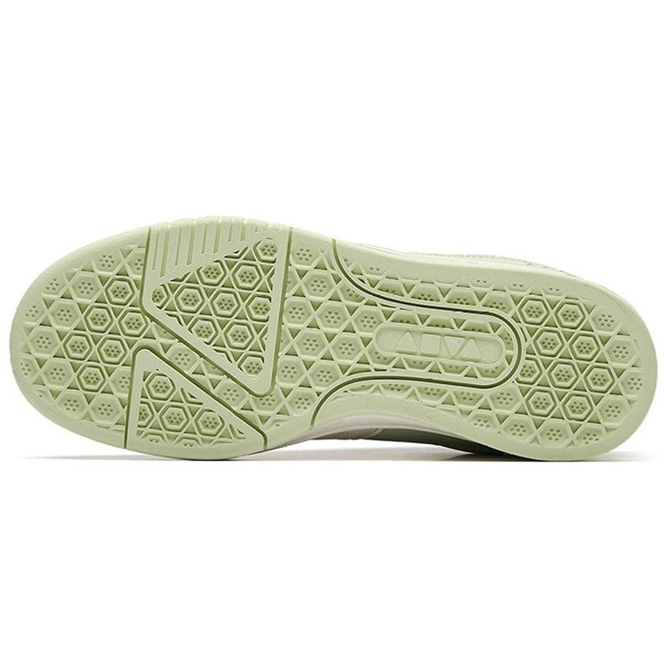 Anta Aoyu Durable Low-Top Skate Shoes Women Sneakers White Green 122238077-5