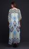 Phagun Tie & Dye Shibori Ladies Plus Size Kaftan Summer Wear Beach Coverup Kimono