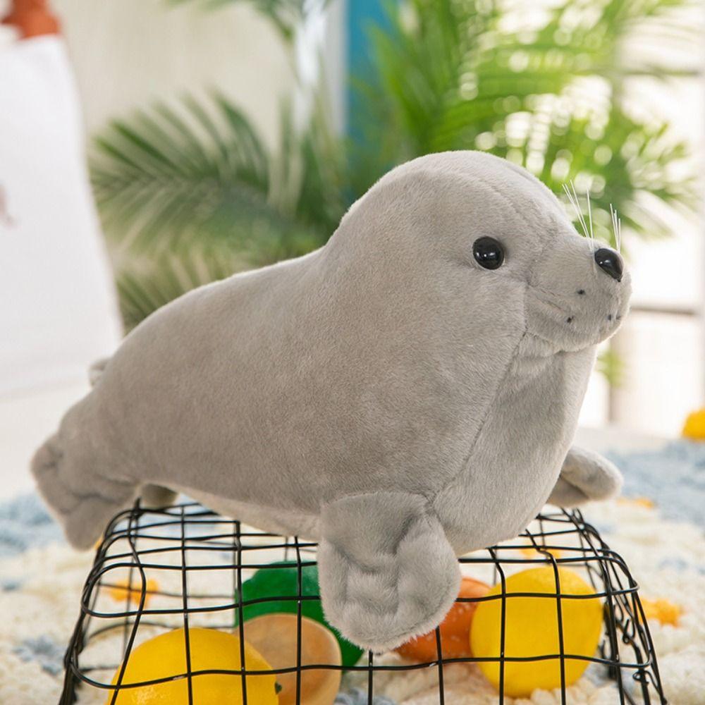Animal Pillow Seal Plush Stuffed Toy Soft Sea Lion Plushie Fashion Sea Dog Doll Aquarium