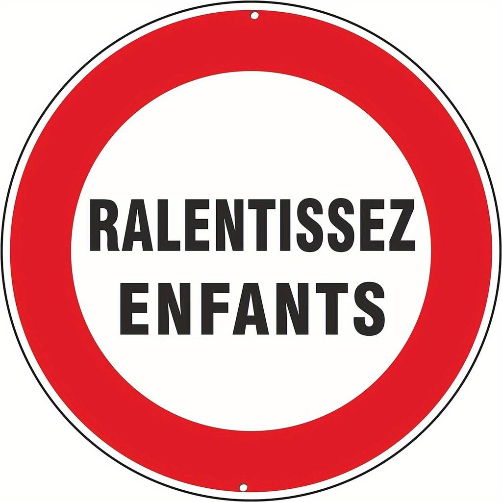 1 шт. 2d плоский деревянный предупреждающий знак - 20 см, несколько узоров на выбор, предупреждающий знак, простой в установке, водонепроницаемый, круглый