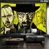 Breaking Bad Wall tapestry, aesthetic printed fabric blanket, suitable for bedroom, living room, and home decor.