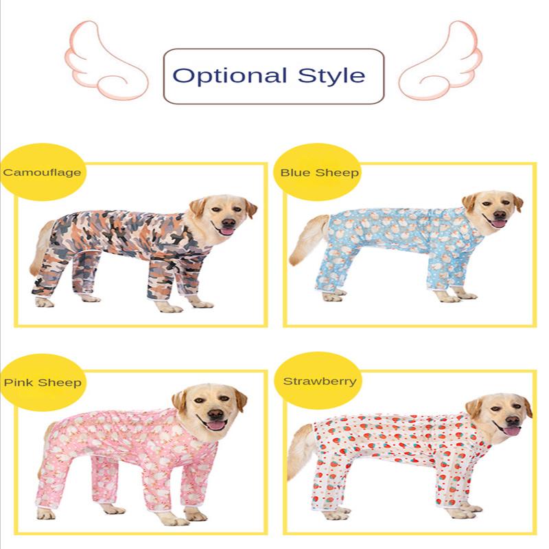 Одежда для больших собак, тонкий лабрадор, средние и крупные собаки, весенняя и летняя одежда, одежда для четвероногих собак от выпадения шерсти