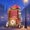 Нетоксичные Строительные Блоки Игровой Автомат Телефонная Будка Архитектура Уличного Пейзажа Модель Декора Для Дома Собираемые Кирпичики Игрушка Подарок Для Ребенка Взрослого